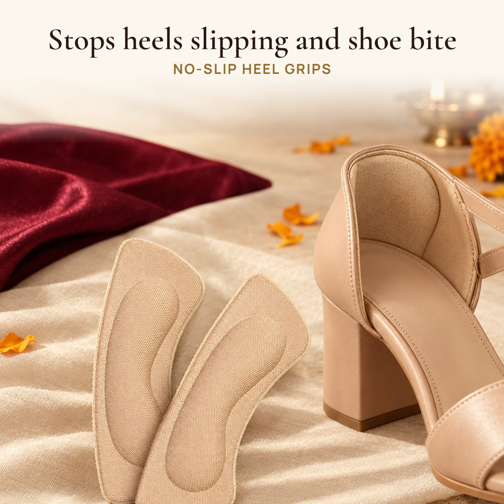 No-Slip Heel Grips: stops heels slipping and shoe bite