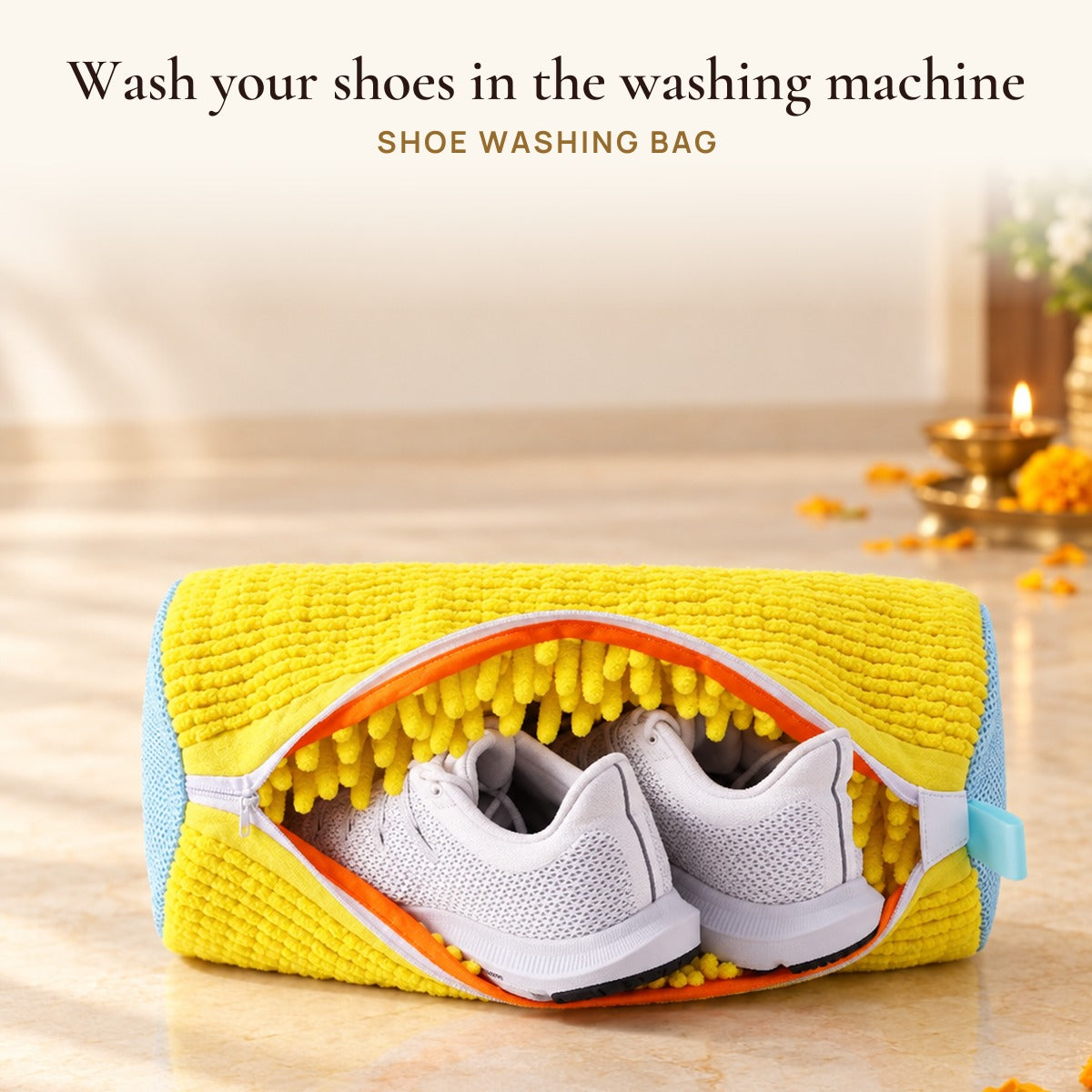 Shoe Washing Bag: wash your shoes in the washing machine