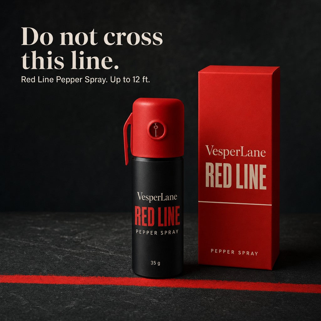 VesperLane Red Line Pepper Spray: Do not cross this line.