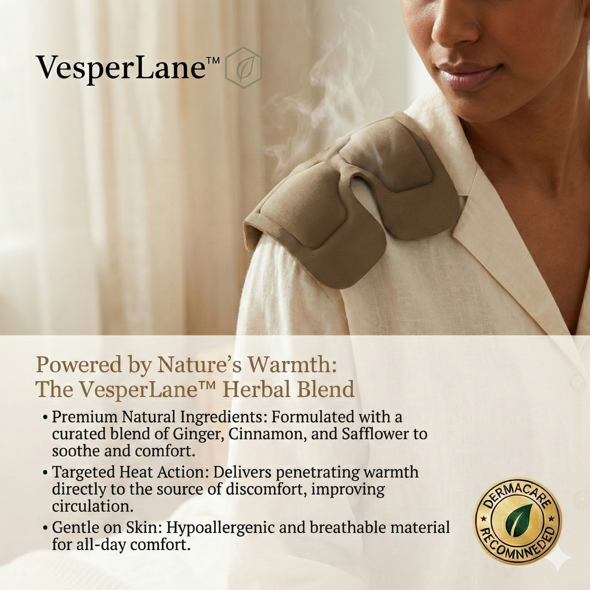 VesperLane™ Advanced Herbal Infusion Knee Patch