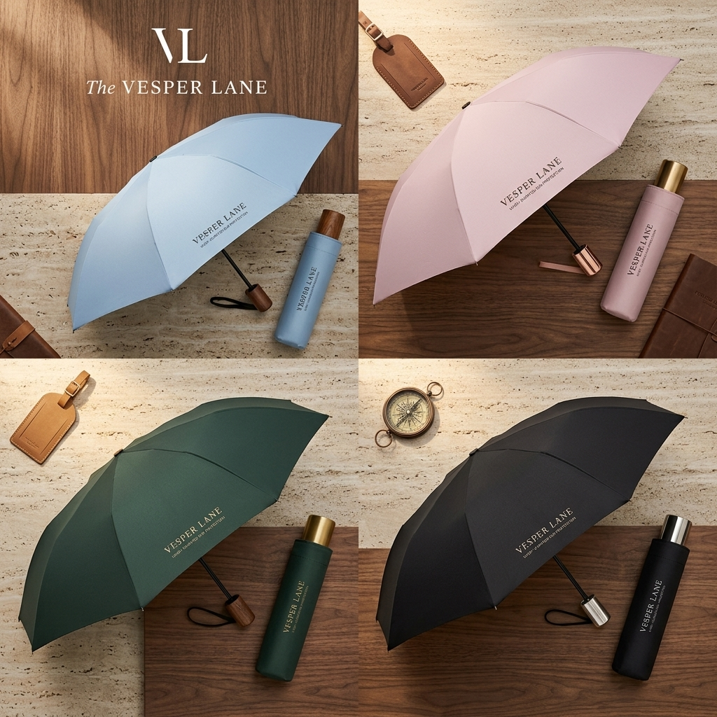 VesperLane™ Compact UV Protection Umbrella
