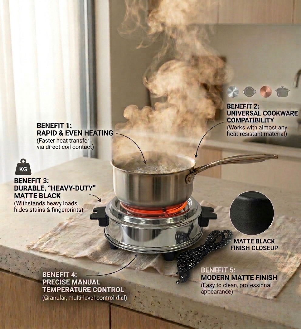 VesperLane™ The Precision Coil Stove