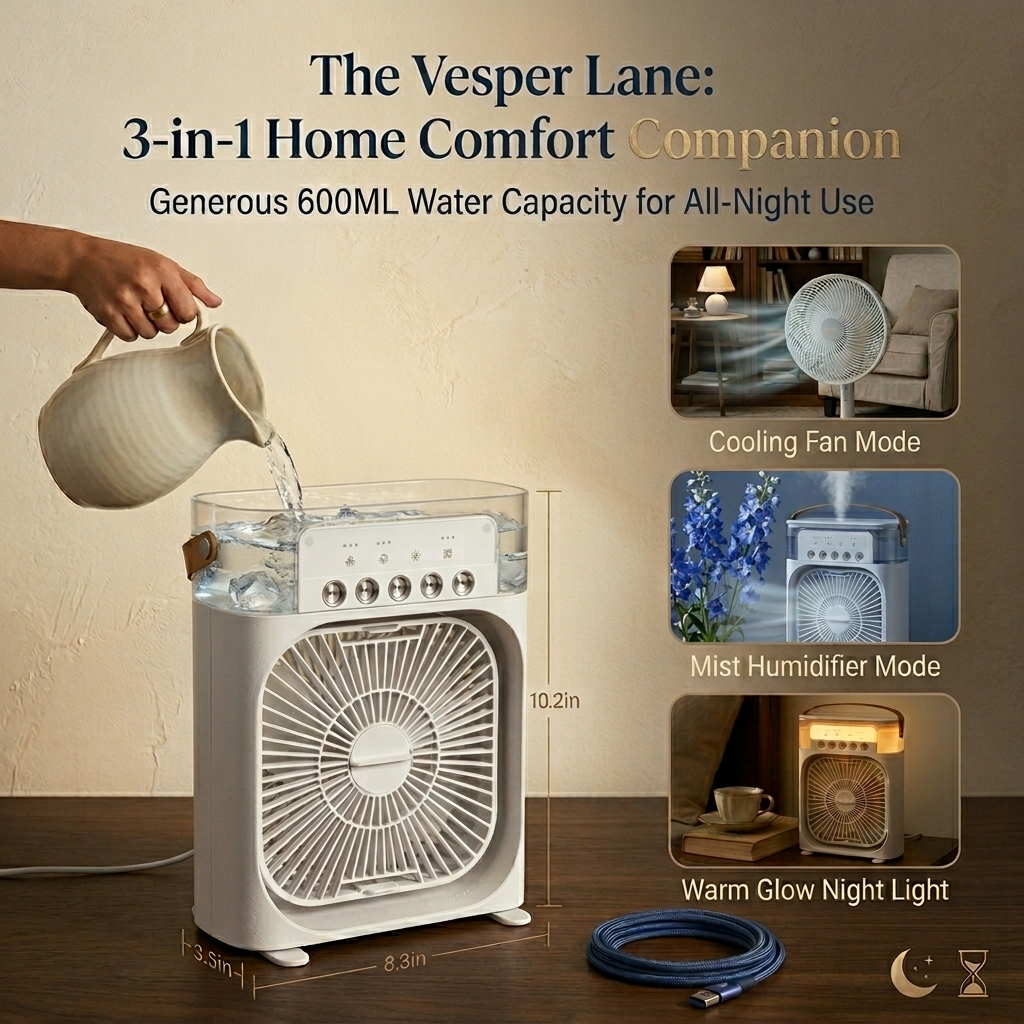 VesperLane™ The Gentle Air Cooler