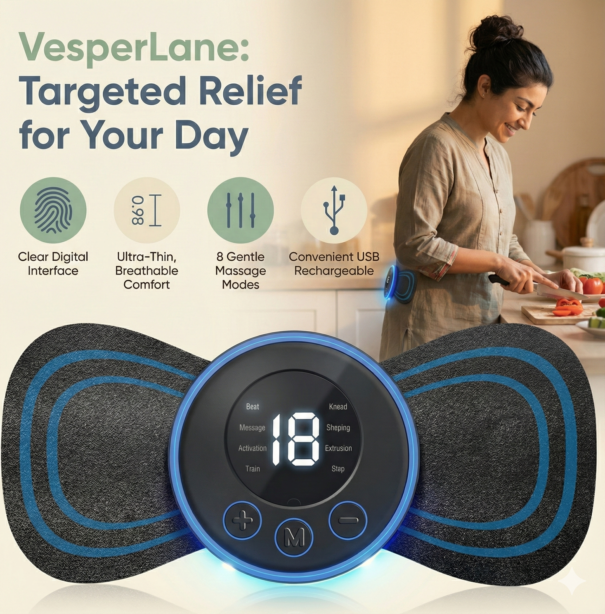 VesperLane™ Deep-Flow Massager