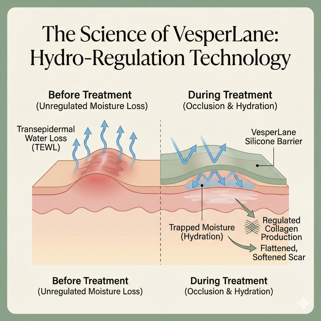 VesperLane™ Medical-Grade Silicone Scar Therapy Roll (1.5m)