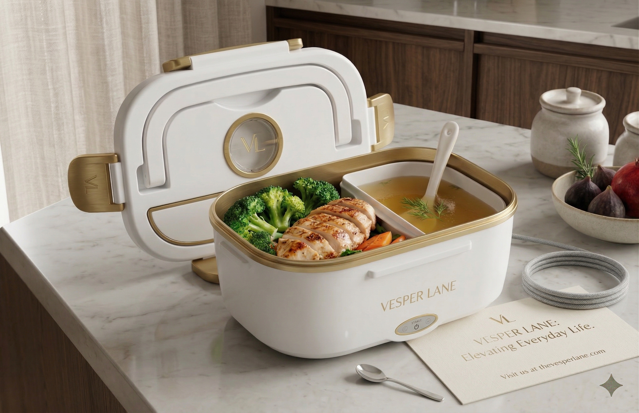 VesperLane™ Portable Electric Lunch Box