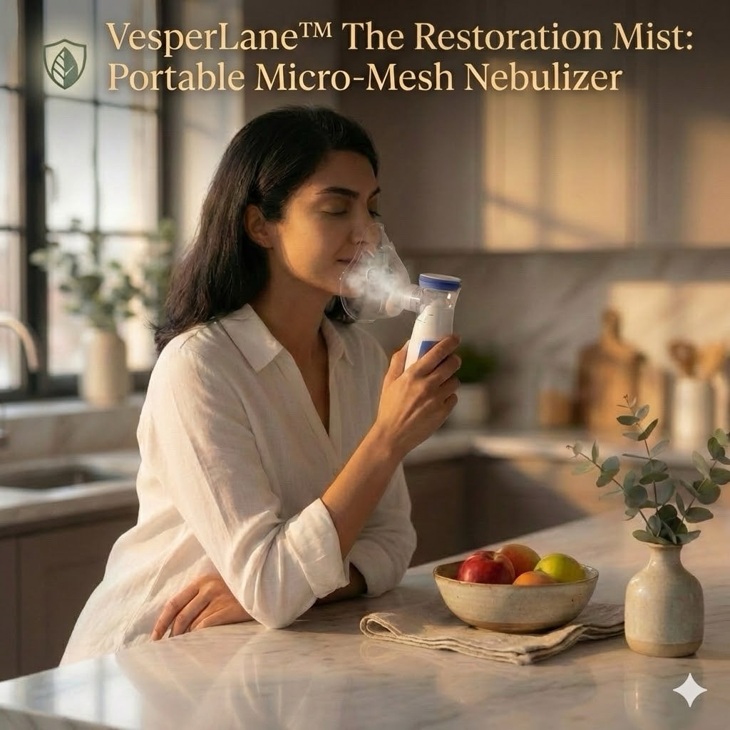 VesperLane™ Restoration Mist: Portable Micro-Mesh Nebulizer