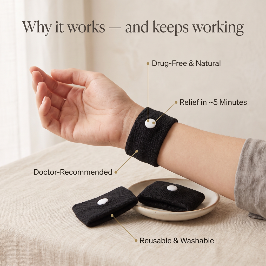 Drug-free, relief in 5 minutes, doctor-recommended, reusable