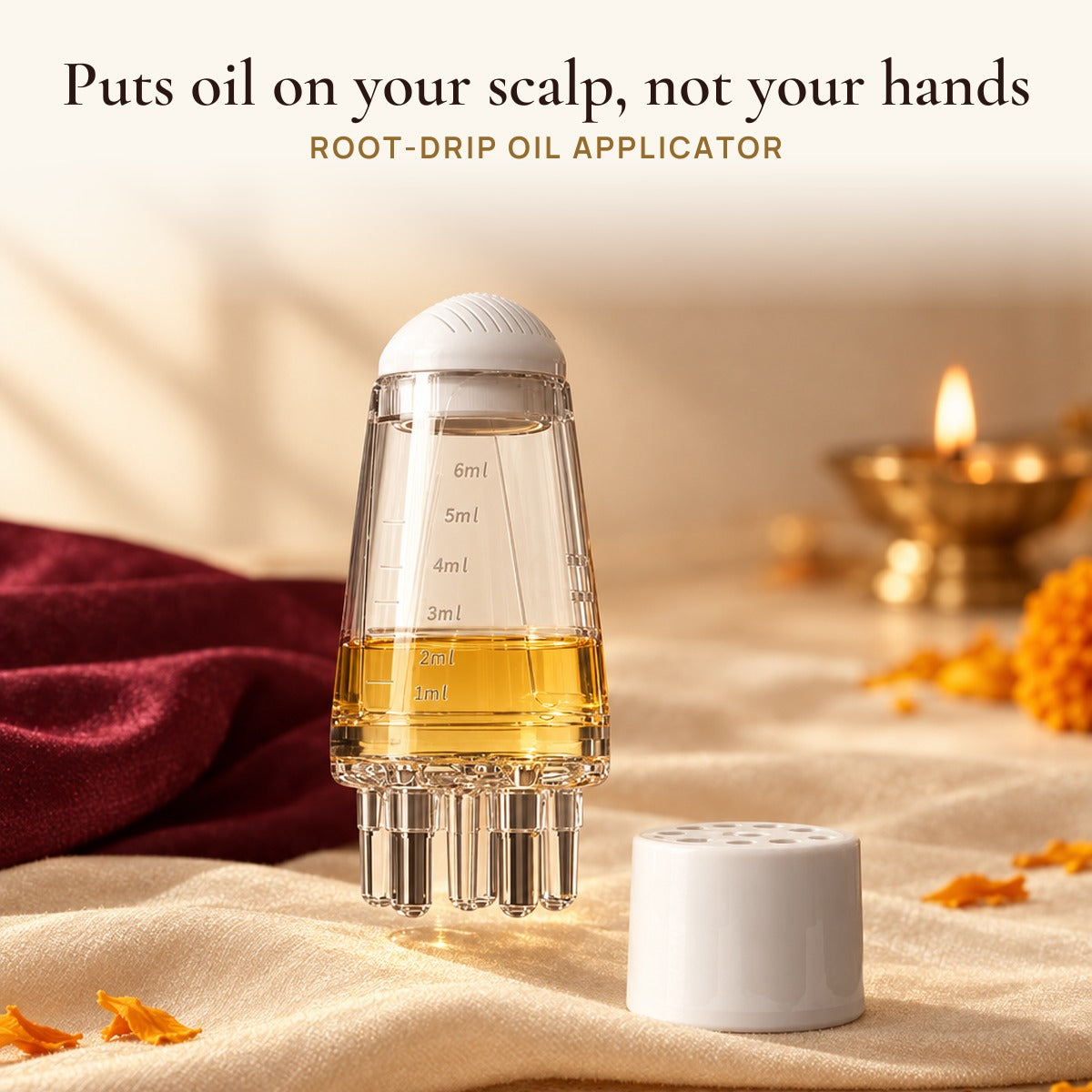 Root-Drip Oil Applicator: puts oil on your scalp, not your hands