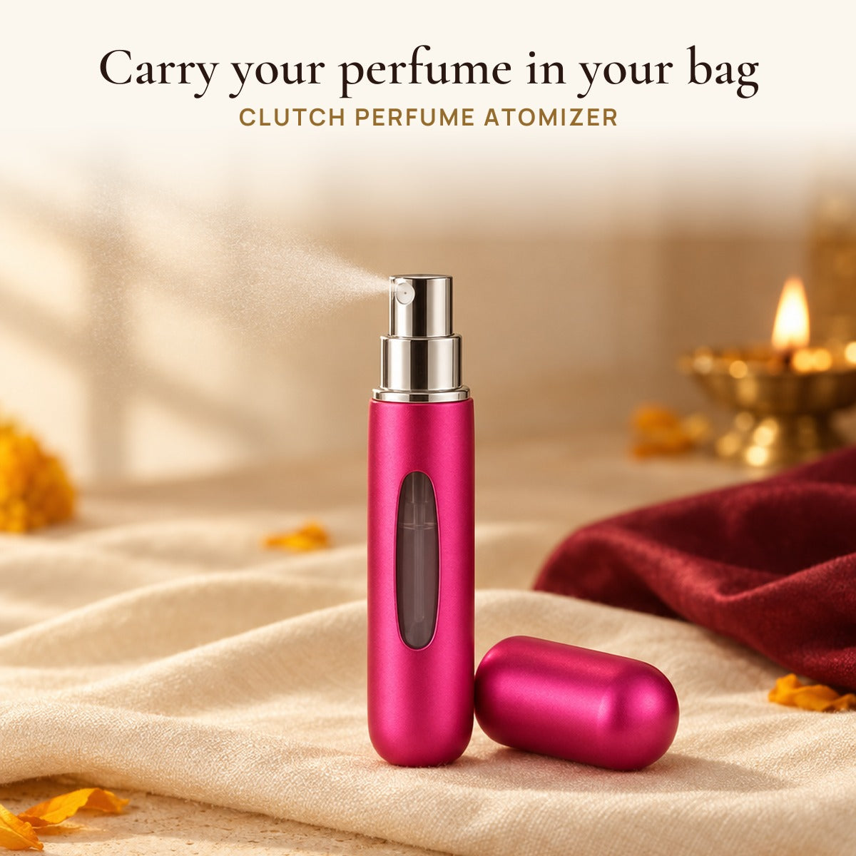 Clutch Perfume Atomizer: carry your perfume in your bag
