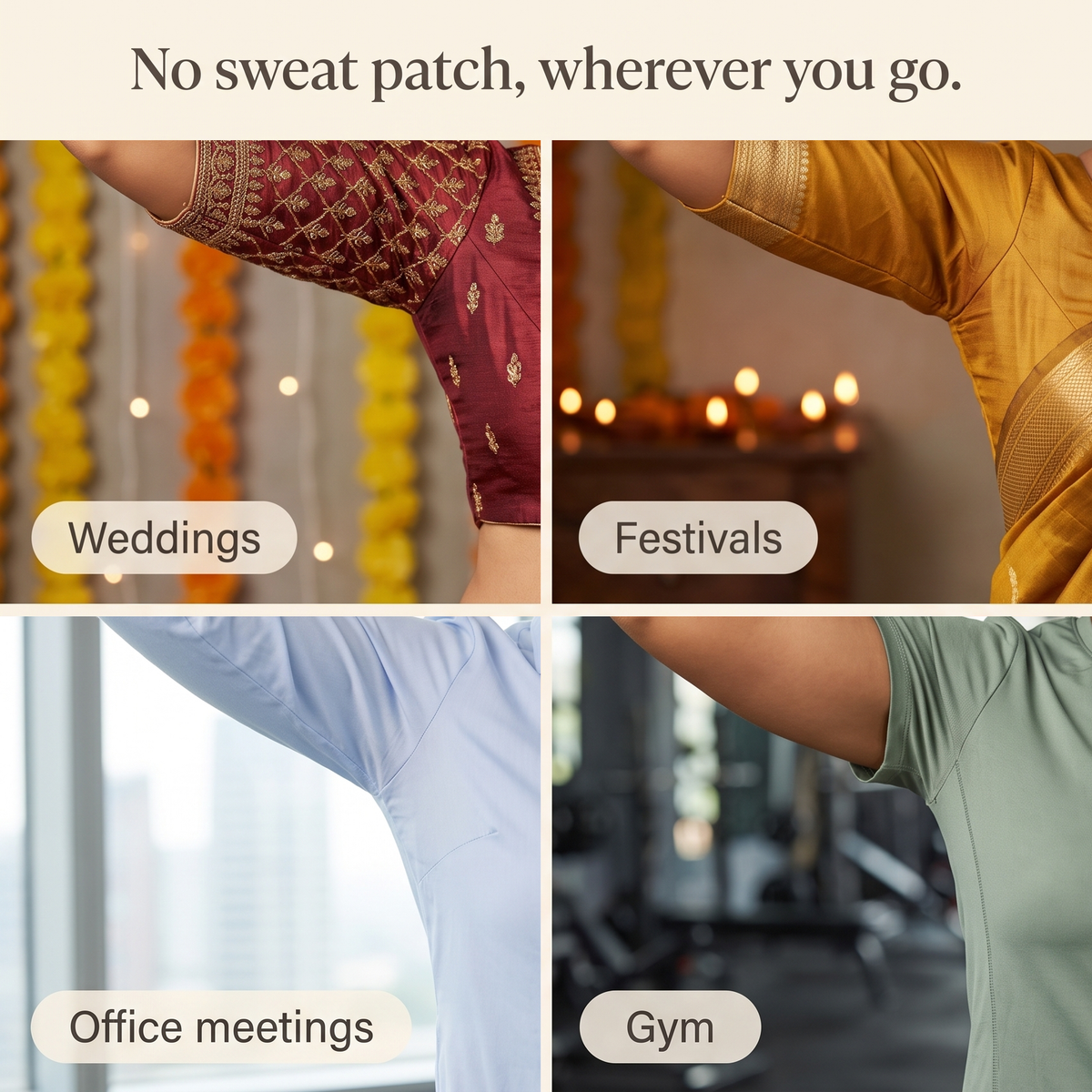 Weddings, festivals, office, gym