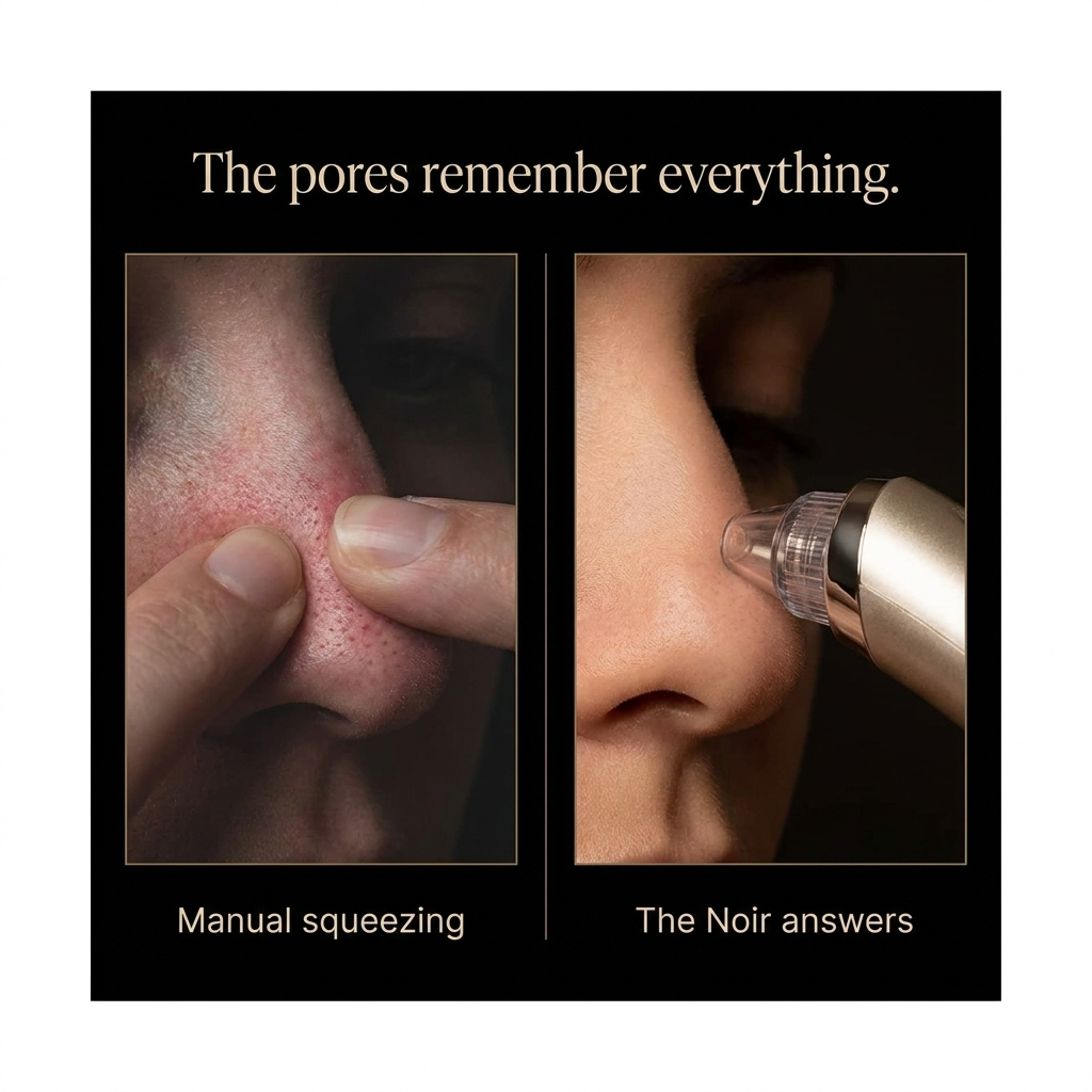 Before and after: manual squeezing vs the Noir answers