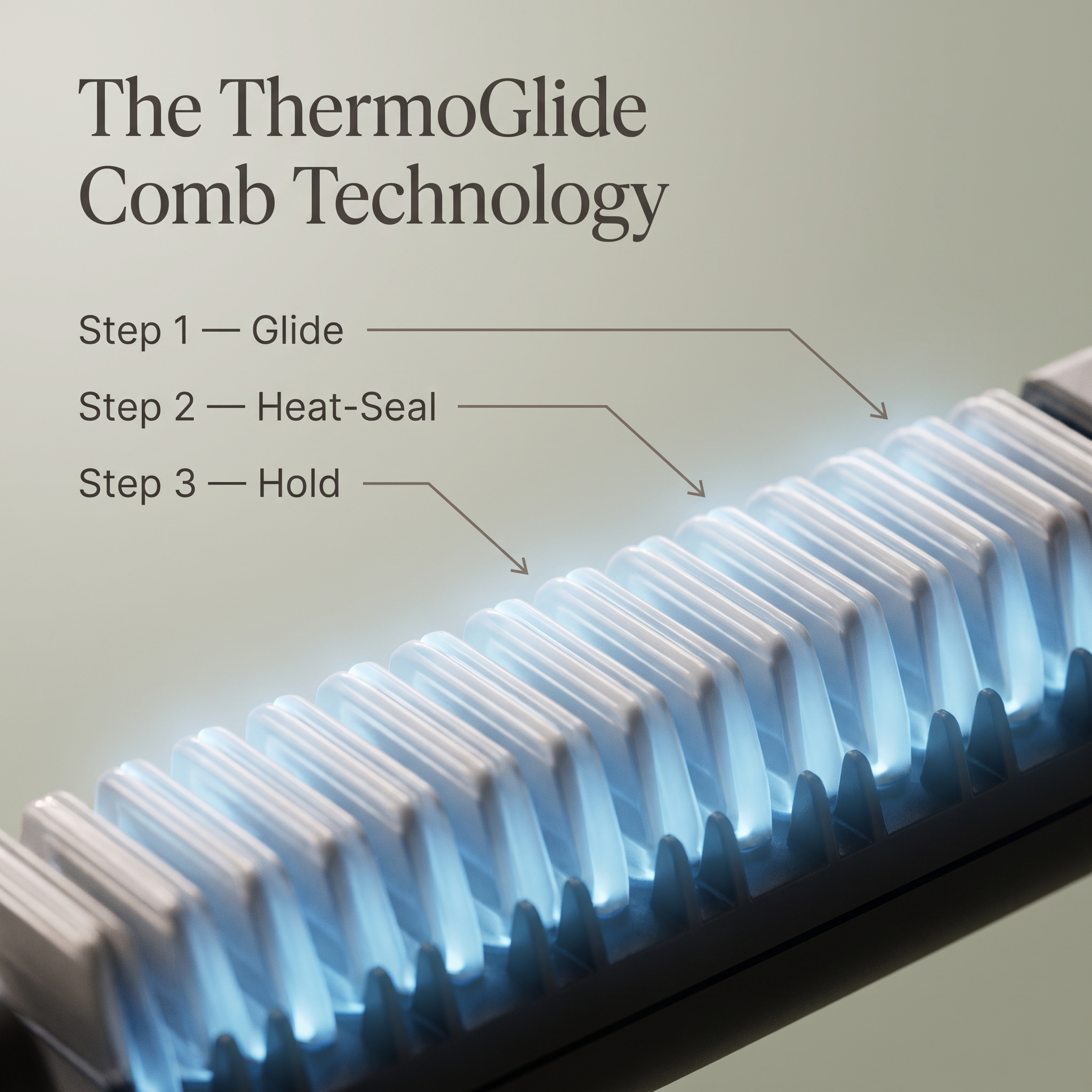 ThermoGlide Comb Technology mechanism