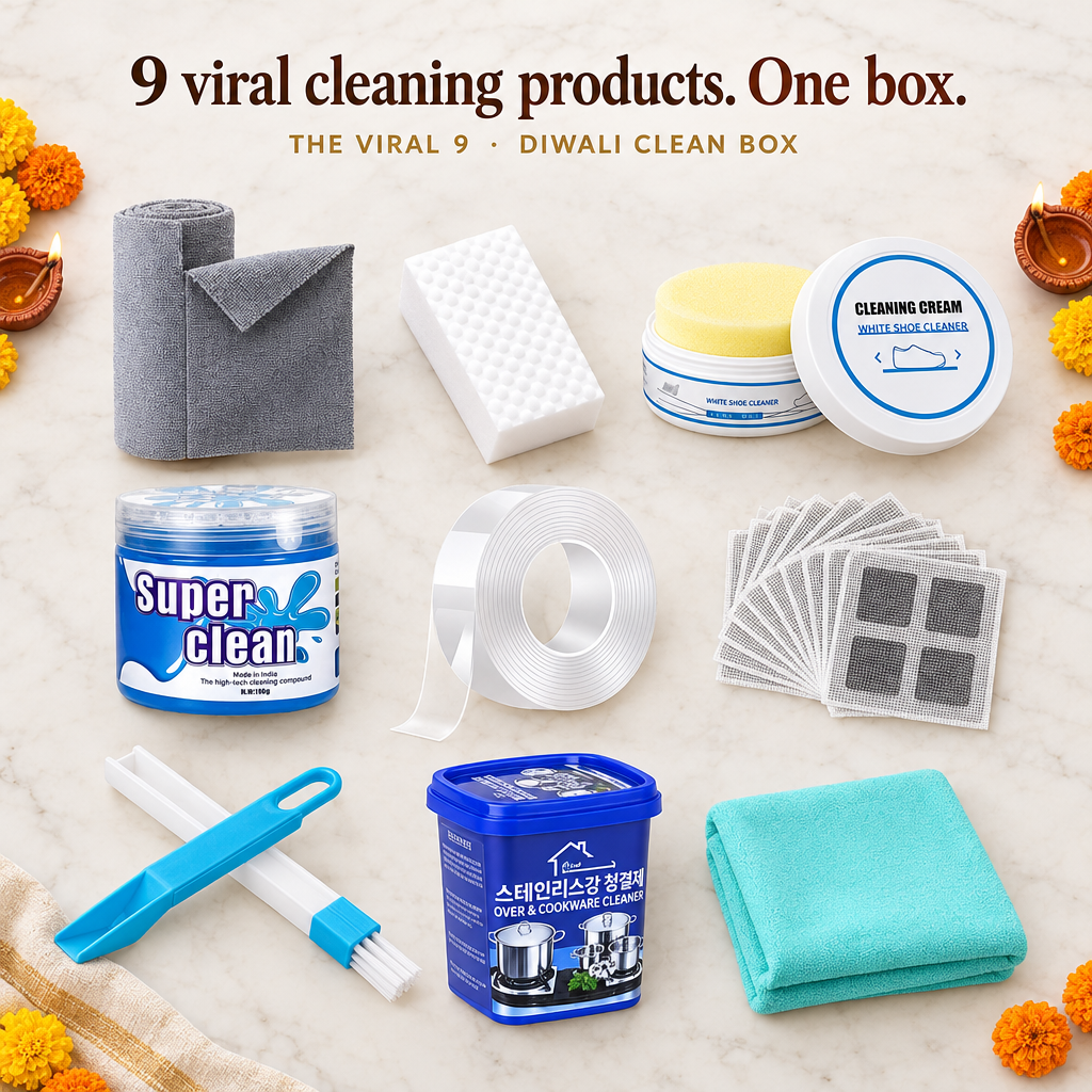 The Viral 9: 9 viral cleaning products in one box