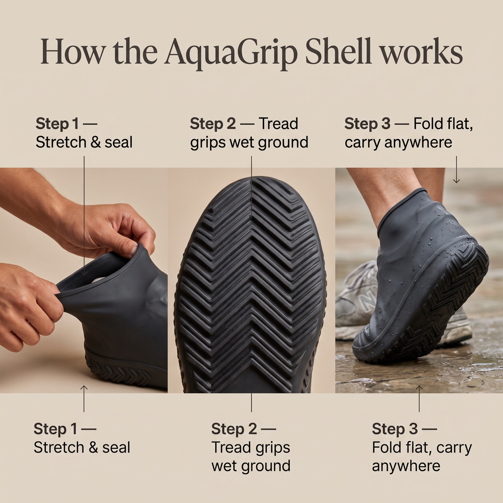 How the AquaGrip Shell works