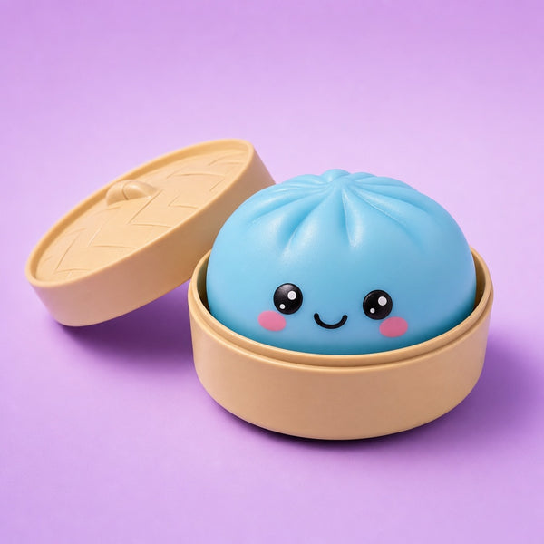 Common tier solid blue dumpling