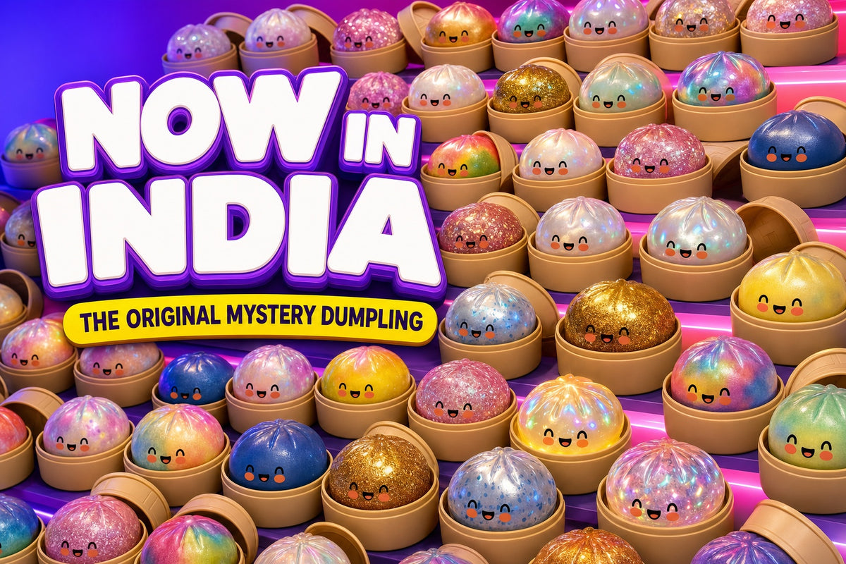 A wall of mystery squishy dumplings in every finish