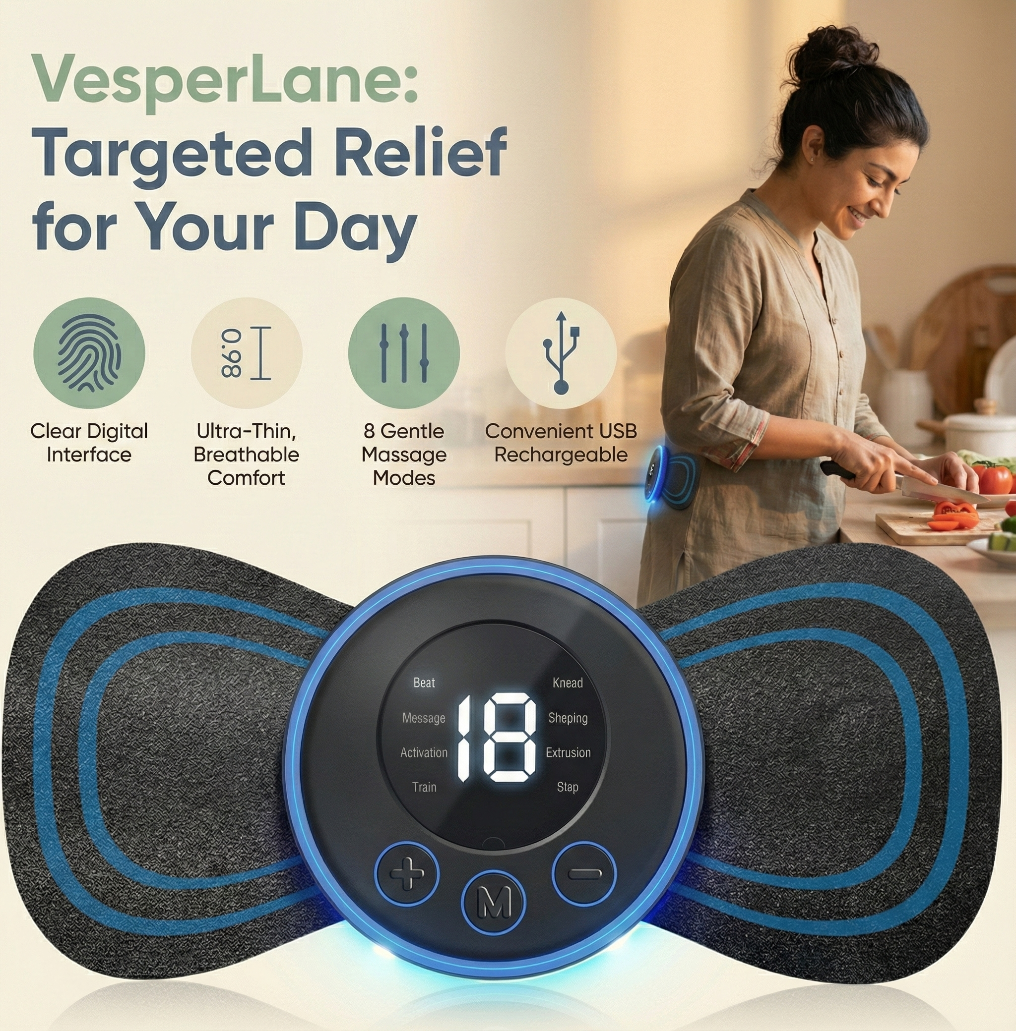 VesperLane™ Deep-Flow Massager