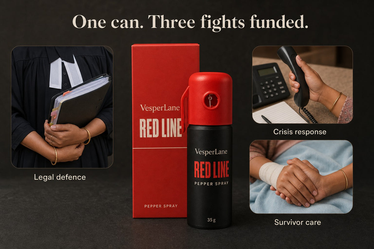 One can, three fights funded: legal defence, crisis response, survivor care