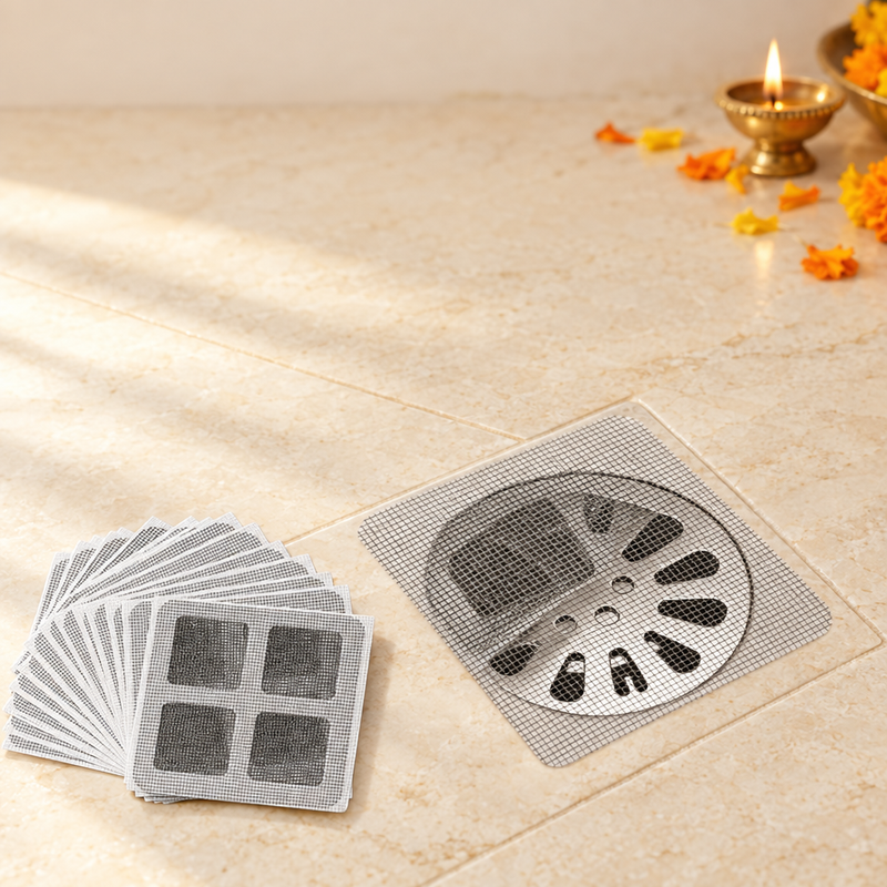 Drain Hair-Catcher Stickers